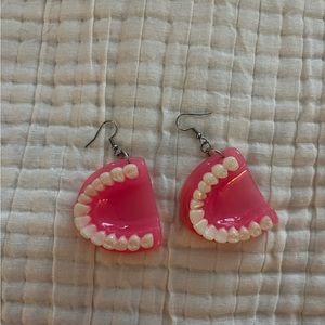 Teeth earrings